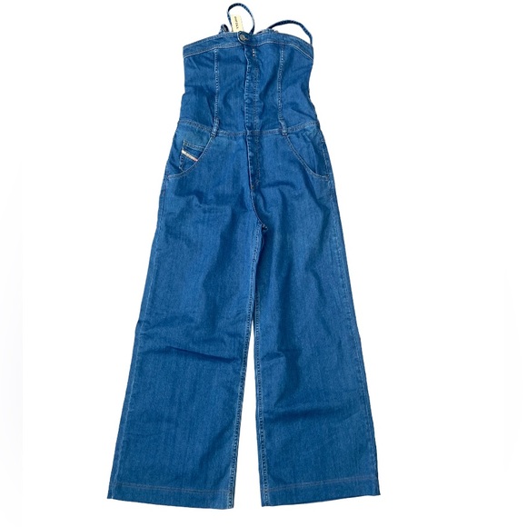 Diesel Pants - Vintage style diesel denim jumpsuit all in one size M